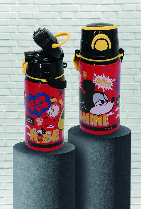 MICKEY MOUSE ÇELİK MATARA SALTO R&S 500ML 